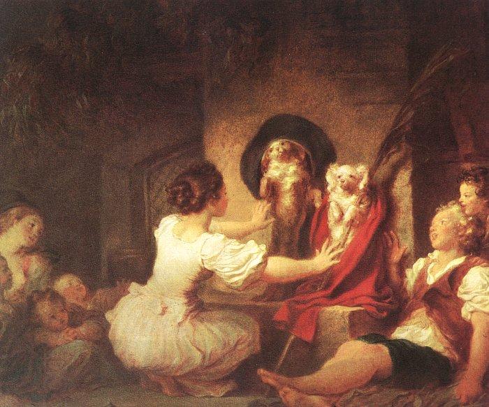 Jean Honore Fragonard Education is Everything oil painting picture